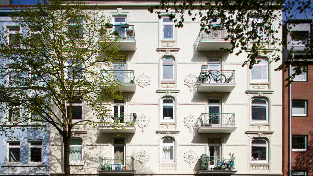 Gebäude mit Balkone